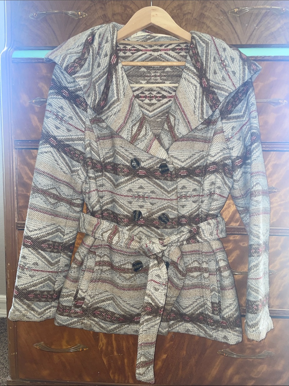 Daughters of the Liberation Anthropologie Southwest Peacoat
